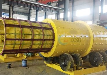 滚筒洗矿机设计